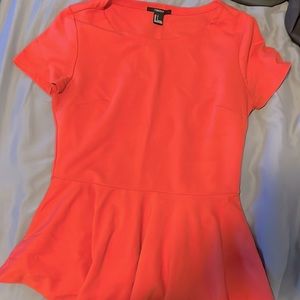Forever 21 blood orange top
